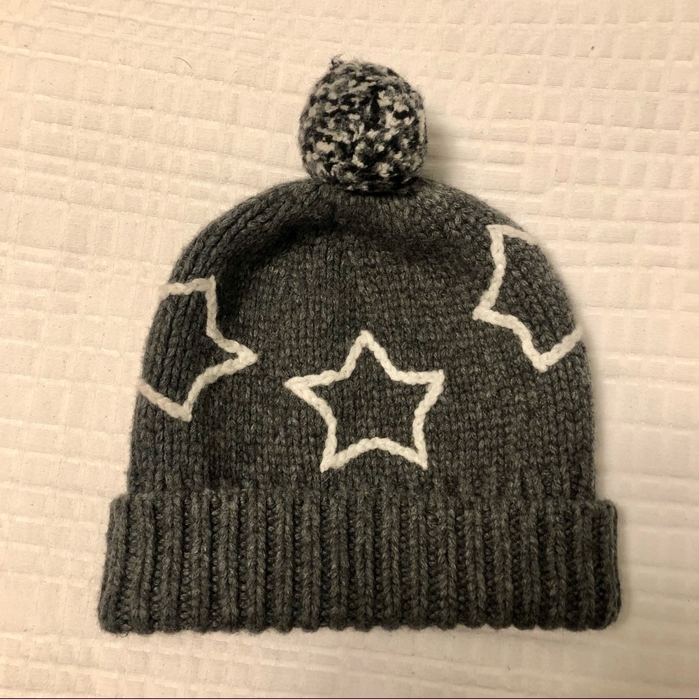 Madewell Gray Star Beanie